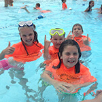 Young Children Swimming at SECA